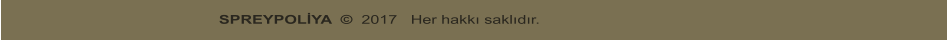 SPREYPOLİYA  ©  2017   Her hakkı saklıdır.